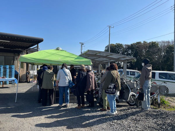 あい菜市の様子