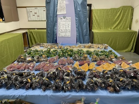 あい菜市の様子