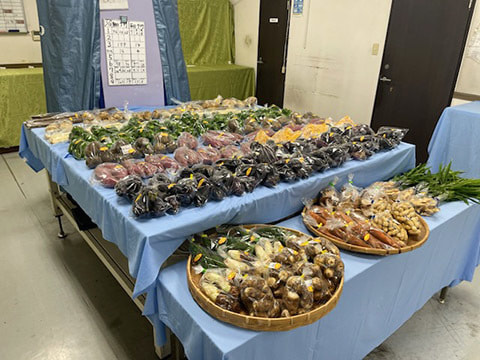 あい菜市の様子