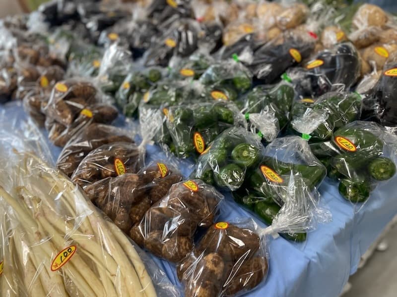 あい菜市の様子