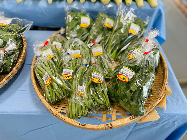 あい菜市の様子