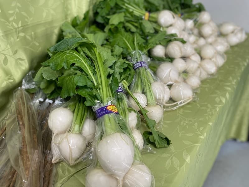 あい菜市の様子