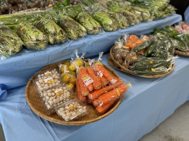 あい菜市の様子