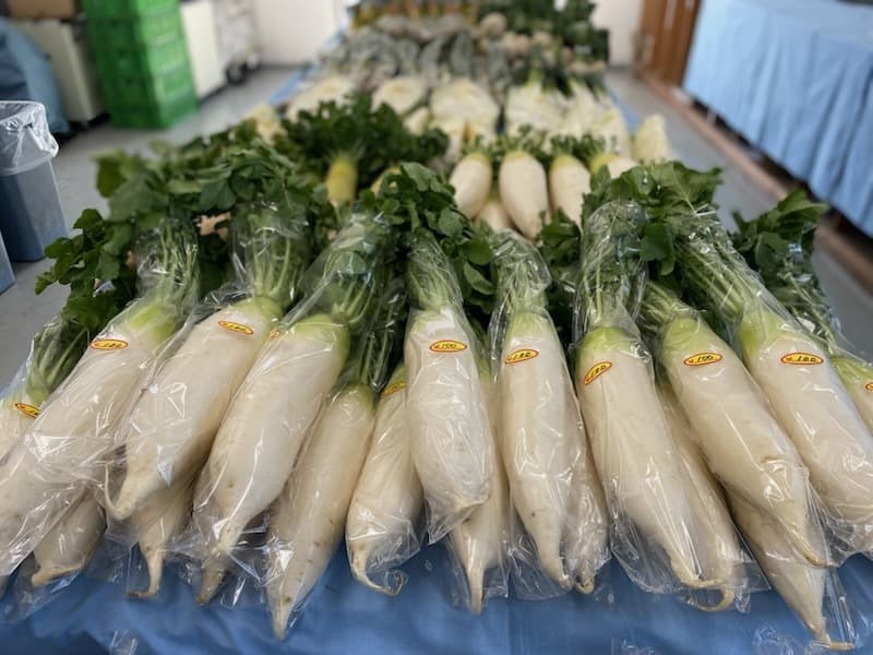 あい菜市の様子