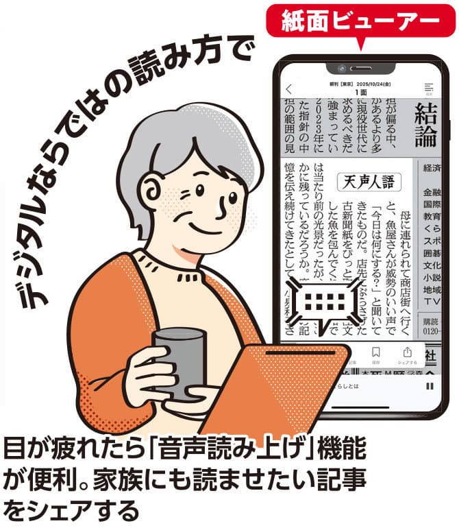 デジタルならではの読み方で